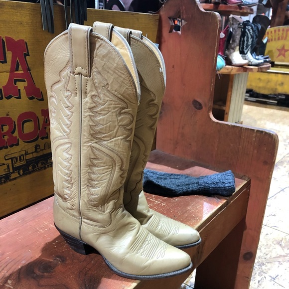 Justin Leather western boots size 6 - Picture 2 of 11